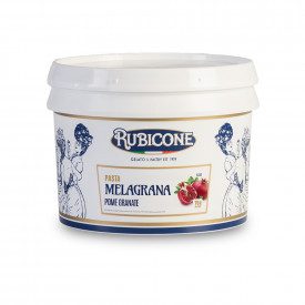 Buy online POMEGRANATE PASTE Rubicone | box of 6 kg.-2 buckets of 3 kg. | Pomegranate is a concentrated gelato paste made with P