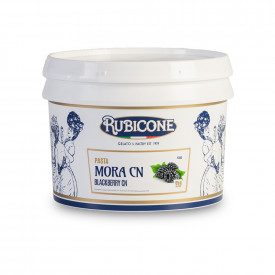 Buy online BLACKBERRY PASTE Rubicone | box of 6 kg.-2 buckets of 3 kg. | Mora CN is a concentrated gelato paste with a taste of 
