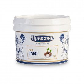 TARO PASTE | Rubicone | Certifications: halal, kosher, gluten free, dairy free, vegan; Pack: box of 6 kg.-2 buckets of 3 kg.; Pr