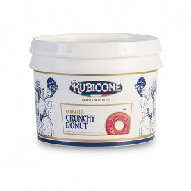 CRUNCHY DONUT CREAM | Rubicone | Certifications: halal, kosher; Pack: box of 6 kg.-2 buckets of 3 kg.; Product family: cream rip