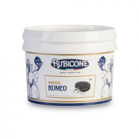 ROMEO CREAM (CHOCOLATE BISCUIT) | Rubicone | Pack: box of 6 kg.-2 buckets of 3 kg.; Product family: cream ripples | Romeo Cream 