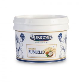 Buy online RUBILELLO CREAM (COCONUT WHITE CHOCOLATE) Rubicone | box of 6 kg.-2 buckets of 3 kg. | Rubilello Cream is a white cho