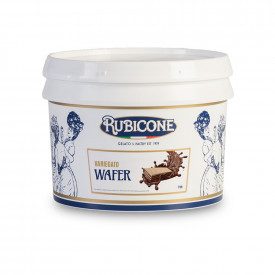 WAFER CREAM 6 KG. - RUBICONE | Rubicone | Certifications: halal; Pack: box of 6 kg.-2 buckets of 3 kg.; Product family: cream ri
