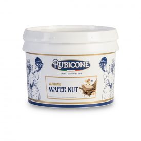 NUT WAFER CREAM | Rubicone | Pack: box of 6 kg.-2 buckets of 3 kg.; Product family: cream ripples | Nut wafer is an extra greedy