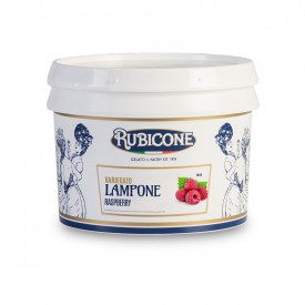 RASPBERRY RIPPLE CREAM | Rubicone | Certifications: gluten free, vegan; Pack: box of 6 kg. - 2 buckets of 3 kg.; Product family: