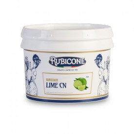Buy online LIME CREAM Rubicone | box of 6 kg.-2 buckets of 3 kg. | Lime Cream is a lime-based fluid paste rich in bits of lime.