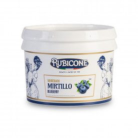 Buy online BLUEBERRY CREAM Rubicone | box of 6 kg.-2 buckets of 3 kg. | Blueberry Cream is a smooth blueberry-based cream rich i