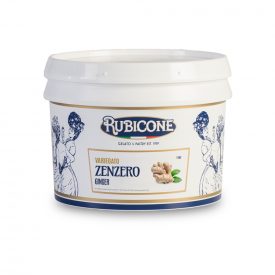 Acquista VARIEGATO ZENZERO Rubicone | scatola da 6 kg. - 2 secchielli da 3 kg. | Crema fluida per variegare al sapore zenzero, r