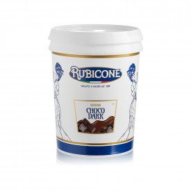 CREMINO CHOCO DARK Prodotti Rubicone | scatola da 10 kg. - 2 secchielli da 5 kg. | Crema vellutata al gusto di cioccolato fonden