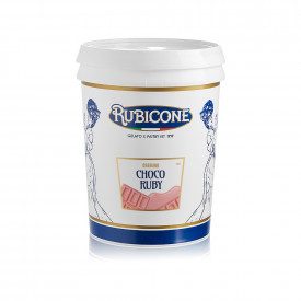 CREMINO CHOCO RUBY 5 KG. - RUBICONE | Rubicone | Confezione: secchiello da 5 kg.; Tipo di prodotto: variegati creme e cremini | 