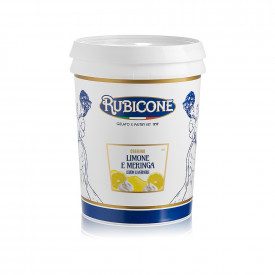 CREMINO LIMONE E MERINGA | Rubicone | Certificazioni: halal, kosher; Confezione: scatola da 10 kg. - 2 secchielli da 5 kg.; Tipo