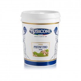 Acquista CREMINO PISTACCHIO Rubicone | scatola da 10 kg. - 2 secchielli da 5 kg. | Crema vellutata al gusto di pistacchio che re