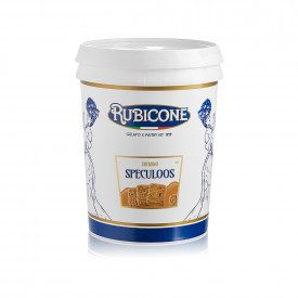 SPECULOOS CREMINO | Rubicone | Certifications: gluten free; Pack: box of 10 kg.-2 buckets of 5 kg.; Product family: cream ripple