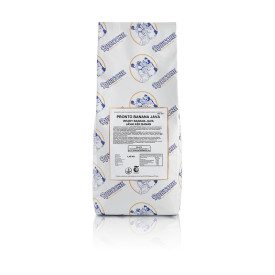 BANANA JAVA READY SOFT BASE - 1,45 KG. N671 | Certifications: gluten free, vegan; Pack: bags of 1.45 kg.; Product family: ice cr