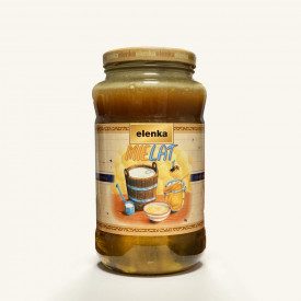 MIELAT PASTE (HONEY AND MILK) | Elenka | Pack: glass jar of 3.5 kg.; Product family: flavoring pastes | A milk and honey-flavore