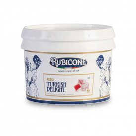 TURKISH DELIGHT PASTE | Rubicone | Certifications: gluten free, dairy free, vegan; Pack: box of 6 kg. - 2 buckets of 3 kg.; Prod