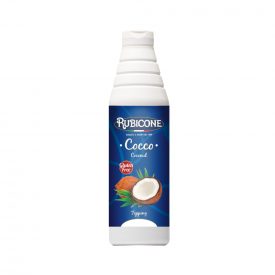 Acquista TOPPING COCCO Rubicone | scatola da 6 kg. - 6 flaconi da 1 kg. | Coconut flavored fluid sauce. Packaged in a practical 