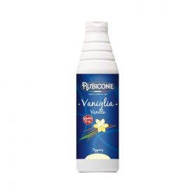 TOPPING VANILLA | Rubicone | Certifications: gluten free, dairy free, vegan; Pack: box of 6 kg. -6 bottles of 1 kg.; Product fam