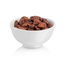 Buy online PRALINATE ALMONDS Rubicone | box of 12 kg.-4 bags of 3 kg. | Caramelized whole almonds. Use it to enrich Gelato tubs,