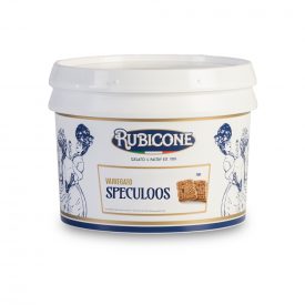 Acquista online VARIEGATO SPECULOOS Rubicone | scatola da 6 kg. - 2 secchielli da 3 kg. | Variegato al gusto speculoos con grane