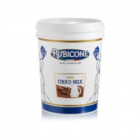 Acquista online CREMINO CHOCO MILK Rubicone | scatola da 10 kg. - 2 secchielli da 5 kg. | Crema vellutata al gusto di Cioccolato