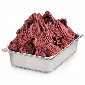 Buy online CHOCO RUBY READY SOFT BASE Rubicone | box of 12,8 kg. - 8 bags of 1,6 kg. | Complete mix for soft serve and tradition