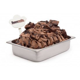 Nutman | Acquista PASTA BROWNIE | secchiello da 5 kg. | Pasta per gelato al gusto del tradizionale dolcetto americano al cioccol