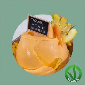 CARROT, APPLE AND GINGER - FRUITY & VEGGY READY BASE | Leagel | bag of 1,25 kg. | Vegan Ok certified base for a 100% veggy ice c