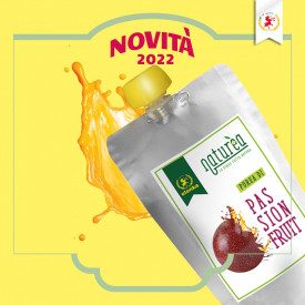 NATUREA - PASSSION FRUIT PUREE - Kg. 1 | Elenka | Pack: bag of 1 kg.; Product family: flavoring pastes | Naturèa Passion Fruit i