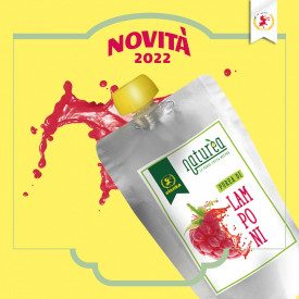 NATUREA - PUREA DI LAMPONI KG.1 Elenka | busta da 1 kg. | Naturèa Lamponi è una purea di frutta al 100%, perfetta se abbinata al