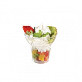 GRAN GO-YO 100 CC - COPPA GELATO YOGURT | Polo Plast | scatola da 400 pz. | Coppa in R-PET per frozen yogurt capacità 100 cc for