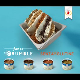 Buy FANTA CRUMBLE CREAM - GLUTEN FREE | Elenka | bucket of 2,5 kg. | Fanta Crumble gluten-free, the tasty and versatile crumble 