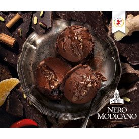 NERO MODICANO BLACK CHOCOLATE GELATO BASE - 1,6 Kg. | Elenka | Pack: bag of 1,6 kg. | Powder base for the making of Modica Choco