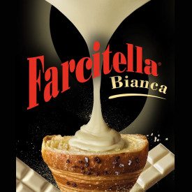 FARCITELLA BIANCA 8 KG - WHITE CREAM FOR FILLING ELENKA | Elenka | Pack: bucket of 8 kg.; Product family: pastry | Filling cream