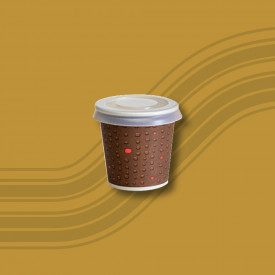 Buy online COFFEE PAPERCUP 3 OZ MOD. BREAK Domogel | box of 2000 pcs. | Coffee paper cup, Break line, capacity 3OZ - 75/90 cc.