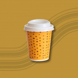 Buy online COFFEE PAPERCUP 8 OZ MOD. BREAK Domogel | box of 1000 pcs. | Coffee cappuccino and tea paper cup, Break line, capacit