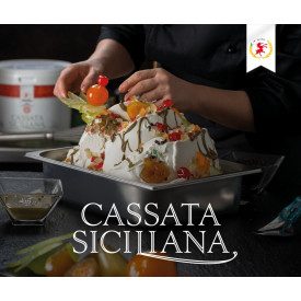 SICILIAN CASSATA PASTE ELENKA WITH CANDIED FRUIT - 1 kg. | Elenka | Pack: jar of 1 kg.; Product family: flavoring pastes | A Sic