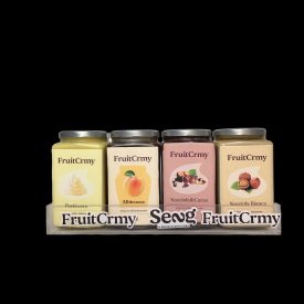 ESPOSITORE IN PLEXIGLASS PER 4 VASI FRUIT CRMY - 1,9 Kg. | Seng Corporation  | 1 pezzo. | Espositore in plexiglass per creme e f