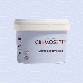 SALTED BUTTER CARAMEL CREMOSETTE 5,5 KG. - SPREADABLE PASTRY CREAM LEAGEL | Leagel | bucket of 5,5 kg. | High quality filling cr