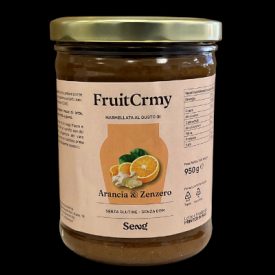 CONFETTURA DI ARANCIA E ZENZERO PER FARCITURA FRUIT CRMY - 1,9Kg. | Seng | Certificazioni: senza glutine; Confezione: barattolo 