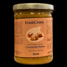 CREMA SPALMABILE AL CARAMELLO SALATO PER FARCITURA FRUIT CRMY - 1,9Kg. | Seng Corporation  | barattolo da 1,9 kg. | Crema splama