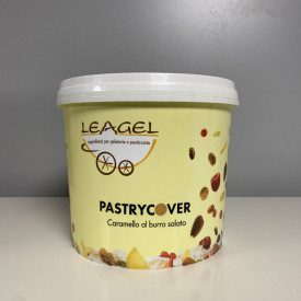 PASTRY COVER CARAMEL WITH SALTED BUTTER - GLAZING FOR PASTRY LEAGEL | bucket of 3,5 kg. | Specific coating for pastry with 54% o
