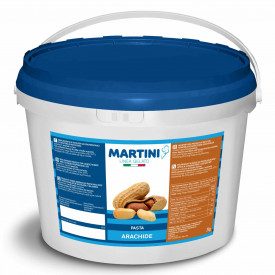 PASTA PURA DI ARACHIDE - MARTINI LINEA GELATO Martini Gelato | secchiello da 3 kg. | Pasta arachide realizzata con arachidi al 1