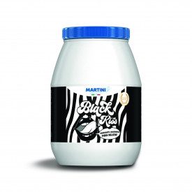 Martini Linea Gelato | Buy online BLACK KISS LIQUORICE CREAM - MARTINI LINEA GELATO | bucket of 2,8 kg. | Black Kiss ripple crea