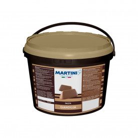 Martini Linea Gelato | PASTA GIANDUIA - MARTINI LINEA GELATO | secchielli da 5 kg. | Pasta per preparare un ricco gelato alla gi