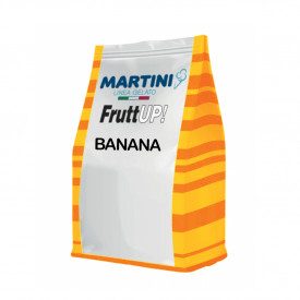 FRUTTUP BANANA FRUIT GELATO BASE - MARTINI LINEA GELATO | Martini Gelato | Certifications: halal, additives free, gluten free, d