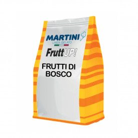 FRUTTUP FRUTTI DI BOSCO BASE GELATO - MARTINI LINEA GELATO Martini Gelato | sacchetti da 1,25 kg. | Base completa per preparare 