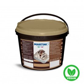 STRACCIATELLA SUPERIOR FONDENTE PIU' - MARTINI LINEA GELATO Martini Gelato | secchielli da 5 kg. | Più fondente, più dark! Coper