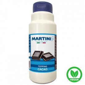 TOPPING CACAO - MARTINI LINEA GELATO Martini Gelato | flacone da 1 kg. | Salsa al gusto cioccolato, per arricchire e impreziosir