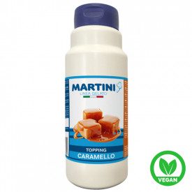 Martini Linea Gelato | TOPPING CARAMELLO - MARTINI LINEA GELATO | flacone da 1 kg. | Salsa al gusto caramello, per arricchire e 